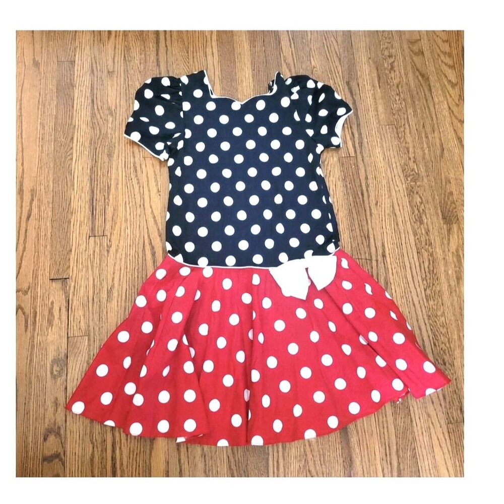 Vintage 80s Rare Editions Minnie Mouse Dress Girls 12 | Fits Adult Women XXS 00